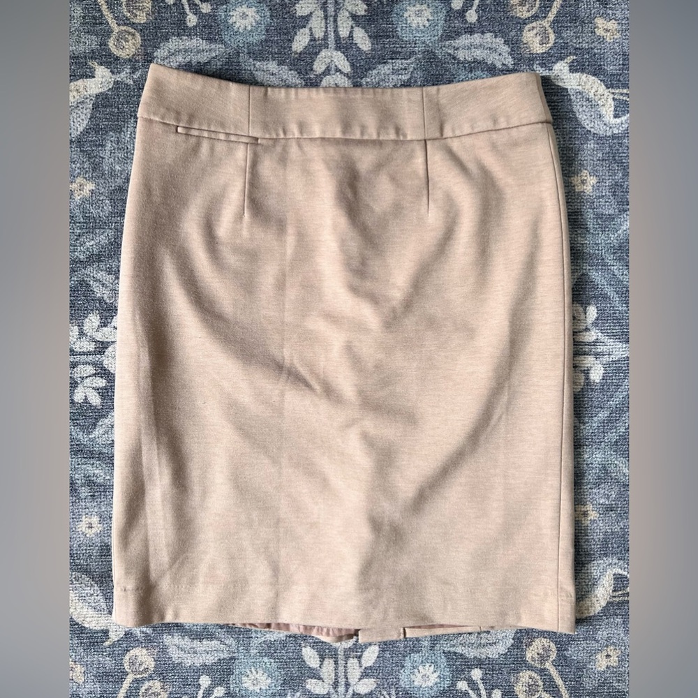 Calvin Klein Tan Camel Pencil Skirt